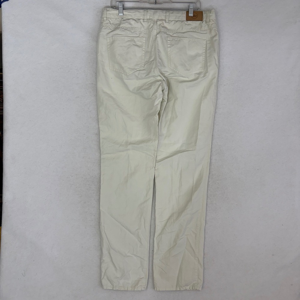 Peter Millar Seaside Men's Linen Cotton 5 Pocket Pants Casual Chino 36x33 White - Picture 3 of 10